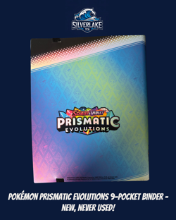 Pokemon Prismatic Evolutions Eevee 9-Pocket Side-Loading Binder ***NEW*** - Image 2