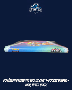 Pokemon Prismatic Evolutions Eevee 9-Pocket Side-Loading Binder ***NEW*** - Image 3
