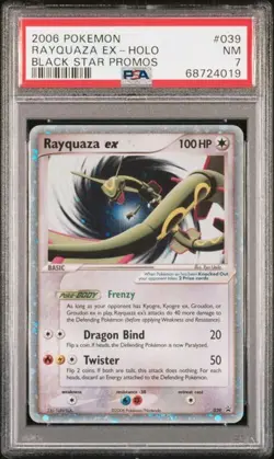 PSA 7 Rayquaza ex - 039 - Black Star Promo - Pokemon - Read Description - Image 1