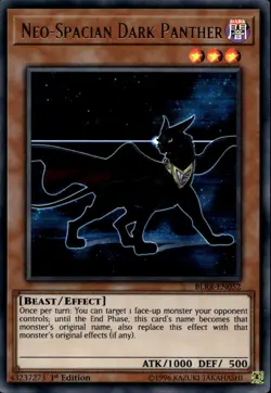 Neo-Spacian Dark Panther EU 1st Ed Ultra Rare BLRR-EN052 Yu-Gi-Oh! - Image 1