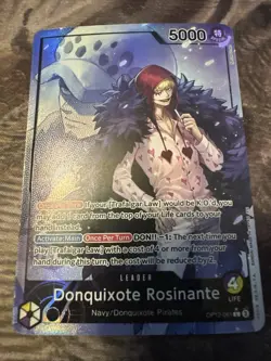 One Piece Legacy of the Master: Donquixote Rosinante OP12-061 Alt Art Leader - Image 1