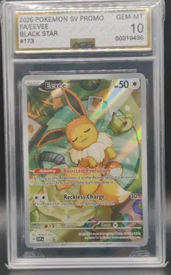 Eevee 173 Sv: Scarlet & Violet Promo Cards Holo AGS Mint 10 - Image 1