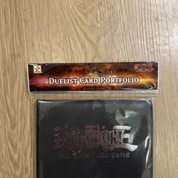 Yugioh Yu-Gi-Oh Konami Binder Trading Duelist Card Portfolio Black 1996 Vintage - Image 3