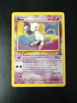 Pokemon Mew Black Star Promo 8 WOTC Rare Non-Holo Card - Image 1