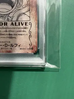 PSA 10 Luffy OP05-119 Wanted Emperors in the New World ONE PIECE Card Japanese - Image 5