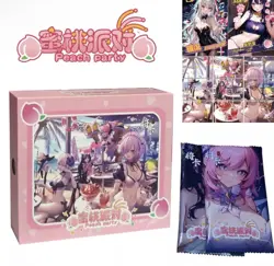 ❤PEACH PARTY Waifu SEALED BOOSTER BOX - Goddess Story Anime Waifu Doujin Cards - Image 1