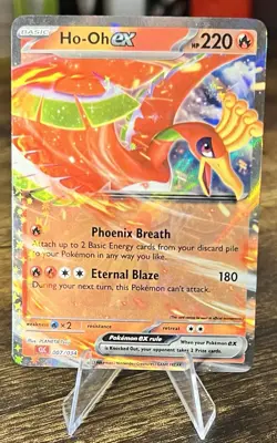 Ho-Oh ex 007/034 Classic Collection 2023 Pokemon Card TCG NM HOLO - Image 3