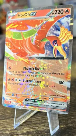 Ho-Oh ex 007/034 Classic Collection 2023 Pokemon Card TCG NM HOLO - Image 4