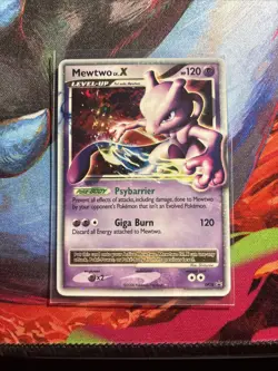 Pokemon TCG Mewtwo LV.X DP28 Diamond and Pearl Promo Card Lightly Played - Image 3