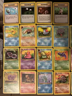 Vintage Fossil Pokemon Cards Bundle x 25 Good Condition 1999 WOTC - Image 3