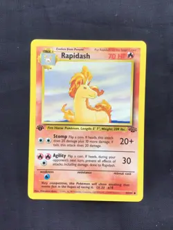 Pokemon Cards: Jungle 1st Edition Uncommon: Rapidash 44/64 - Image 1