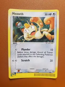 Meowth 013 Black Star Promo E-Reader 2003 Vintage Pokemon Card NM RARE - Image 1