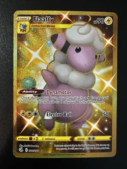 CLEAN Flaaffy 280/264 Swsh08: Fusion Strike Gold Holo Rare Pokemon Card NM - Image 1