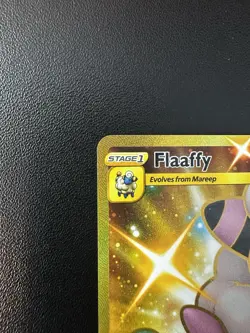 CLEAN Flaaffy 280/264 Swsh08: Fusion Strike Gold Holo Rare Pokemon Card NM - Image 4