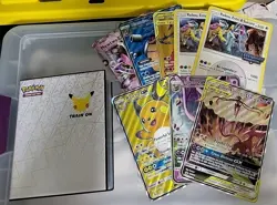 Huge POKEMON JUMBO CARD LOT + Celebrations 25th Anniversary Binder - Image 1