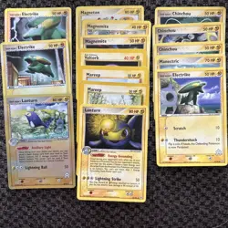 POKEMON Cards Lightning Energy Lot Excellent Condition. 3 Holos - Image 1