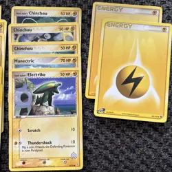 POKEMON Cards Lightning Energy Lot Excellent Condition. 3 Holos - Image 2