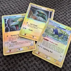 POKEMON Cards Lightning Energy Lot Excellent Condition. 3 Holos - Image 4
