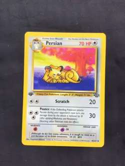 Pokemon Cards: Jungle 1st Edition Uncommon: Persian 42/64 - Image 1