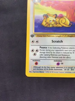 Pokemon Cards: Jungle 1st Edition Uncommon: Persian 42/64 - Image 5