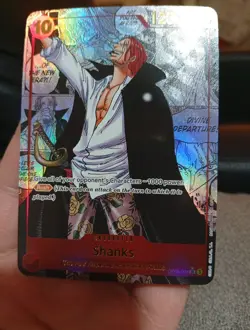 Shanks OP09-004 SR - One Piece Card Game - Holographic / Foil - Image 2