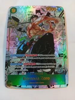 Roronoa Zoro OP06-118 SEC - One Piece Card Game - Secret Rare - Holographic/Foil - Image 1