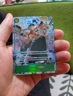 Roronoa Zoro OP06-118 SEC - One Piece Card Game - Secret Rare - Holographic/Foil - Image 2
