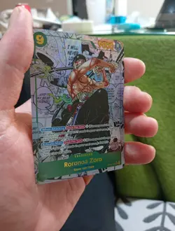 Roronoa Zoro OP06-118 SEC - One Piece Card Game - Secret Rare - Holographic/Foil - Image 3