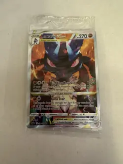 Pokemon: Lucario VSTAR SWSH291 Crown Zenith ETB Promo Card SEALED - Image 1