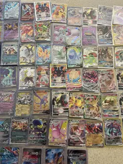 Massive Lot of 200 Sleeved Pokemon V, V MAX, + V STAR, V Union Cards - Image 3