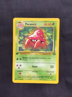 Pokemon Cards: Jungle 1st Edition Uncommon: Parasect 41/64 - Image 1