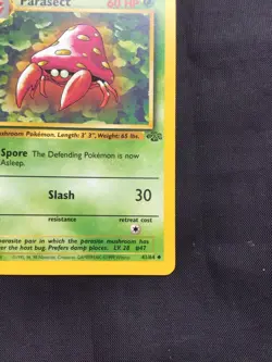 Pokemon Cards: Jungle 1st Edition Uncommon: Parasect 41/64 - Image 4