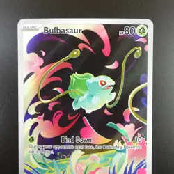 Bulbasaur 133/132 Pokemon Mega Evolution Holo Full Art Card - Image 2