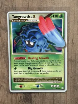 Pokemon TCG Tangrowth LV.X Arceus Holo Rare Card 99/99 - Image 1