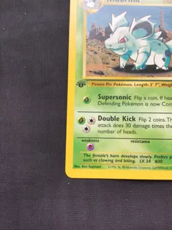 Pokemon Cards: Jungle 1st Edition Uncommon: Nidorina 40/64 - Image 5