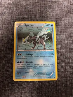 Kyurem - 34/101 - Pokemon Noble Victories Black White Cosmos Holo Rare Card MP - Image 1