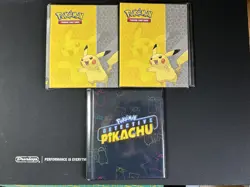 3x Genuine Ultra Pro Pokemon Trading Card Folder Binder 4 card wallet Used Great - Image 1