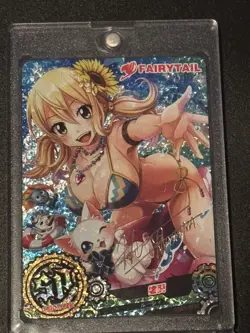 Fairy Tail LUCY HEARTFILIA Sp Goddess Story Anime Waifu Card Girl Foil Doujin - Image 1
