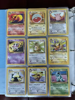 Huge Vintage Pokemon Card Binder - Base Set - Jungle - Fossil - Image 1