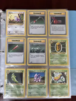 Huge Vintage Pokemon Card Binder - Base Set - Jungle - Fossil - Image 4
