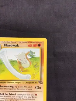 Pokemon Cards: Jungle 1st Edition Uncommon: Marowak 39/64 - Image 3