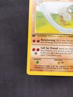 Pokemon Cards: Jungle 1st Edition Uncommon: Marowak 39/64 - Image 5