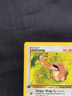 Pokemon Cards: Jungle 1st Edition Uncommon: Lickitung 38/64 - Image 2