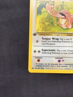 Pokemon Cards: Jungle 1st Edition Uncommon: Lickitung 38/64 - Image 5