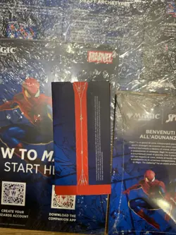 Magic The Gathering Marvel’s SpiderMan Prerelease Pack ITA sealed + Pubblicita - Image 3
