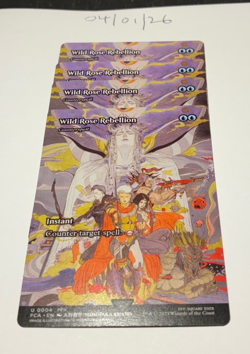 Magic the Gathering MTG Wild Rose Rebellion x4 Uncommon B'less Cards NM/M - Image 1