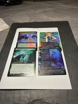 Magic the Gathering MTG Assorted x4 Unc B'less & Extended Card NM/M incl 3x FOIL - Image 1