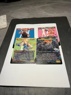 Magic the Gathering MTG Assorted x4 Uncommon Borderless Cards NM/M Final Fantasy - Image 1