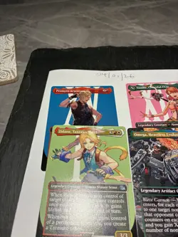 Magic the Gathering MTG Assorted x4 Uncommon Borderless Cards NM/M Final Fantasy - Image 3