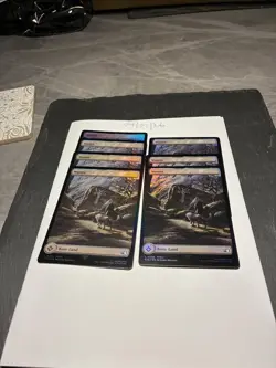 Magic the Gathering MTG Assorted Wastes Full Art x7 Land FOIL Cards NM/M Final - Image 1